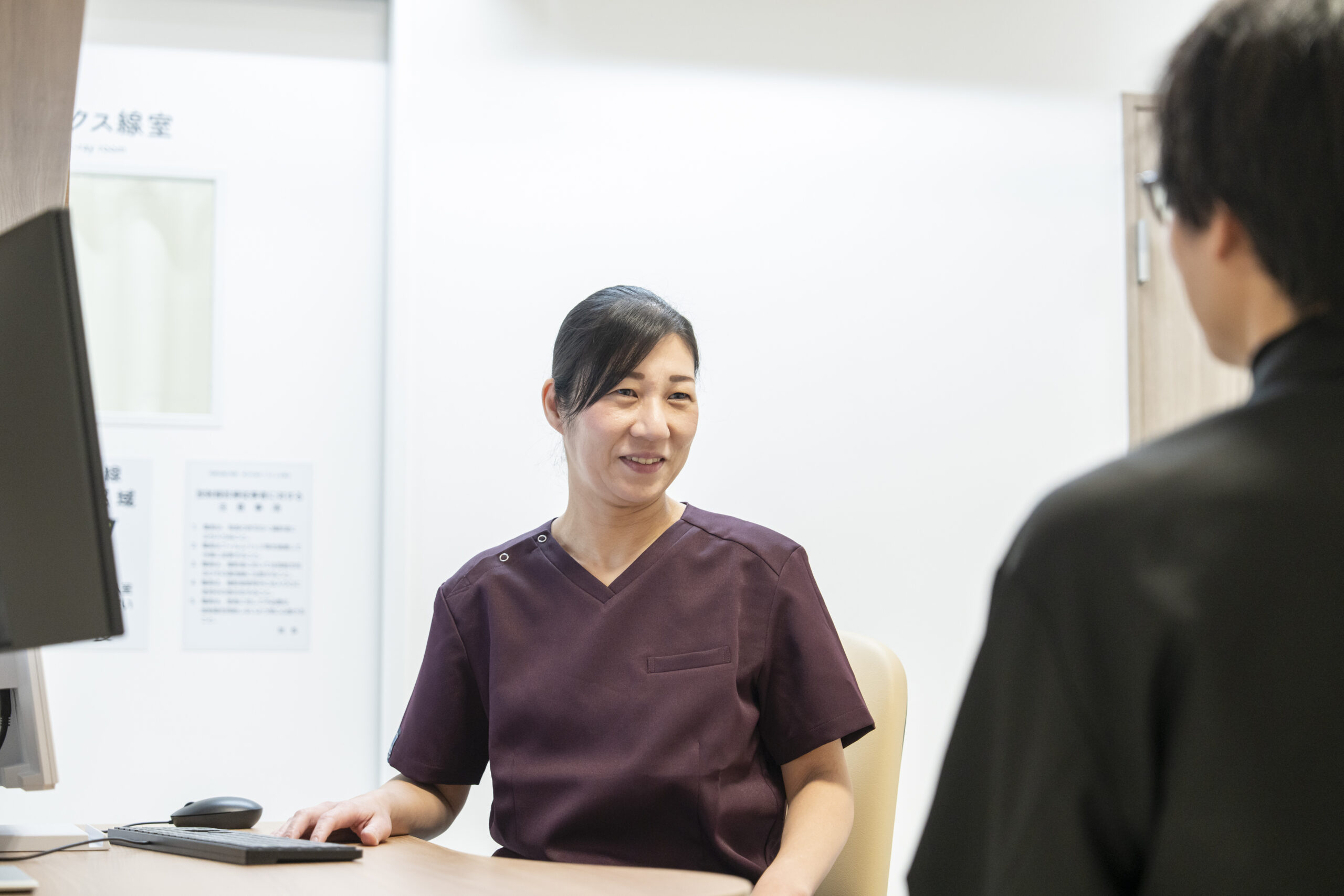 胃カメラ検査後の説明イメージ